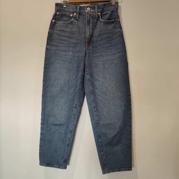 Madewell Balloon Jeans in Whistler Wash - Picture 3 of 12